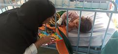 برگزاری قصه خوانی در بخش اطفال مرکز آموزشی درمانی ولیعصر (عج)